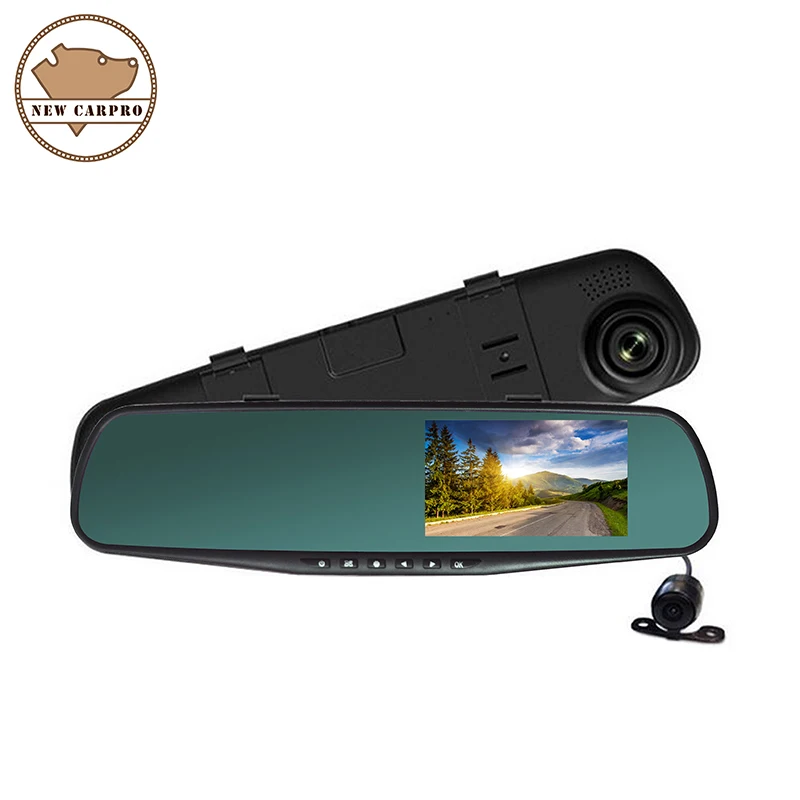 Автомобиль Pro 4.3 дюймов IPS Экран Автомобилей Зеркало Заднего Вида Полный HD 1080 P