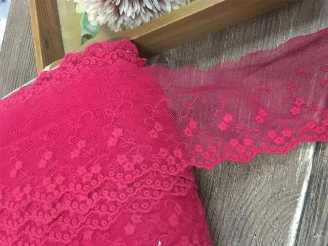 DIY аксессуары ручной работы Сетка кружево хлопок вышивка сетка
