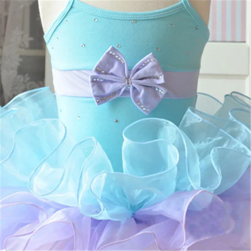 Балетное платье для девочек 2017 детские танцевальные костюмы милая балетная