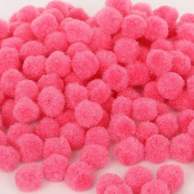 Coral 300 шт./лот 10 мм многоцветные помпоны мягкие шарики-Помпоны DIY Швейные Свадебные аксессуары для скрапбукинга - Цвет: Coral