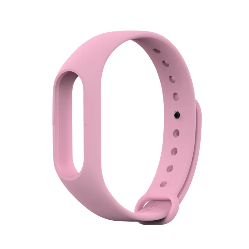 Mi jobs mi band 2 аксессуары Pulseira mi band 2 сменный силиконовый ремешок для Xiao mi 2 умный браслет на запястье - Цвет: Light pink