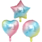 1 шт. 18-дюймовый Радужный шарик-Хамелеон, алюминиевая фольга, гелиевые шары, украшения для свадьбы, дня рождения, вечеринки, гелиевые шары