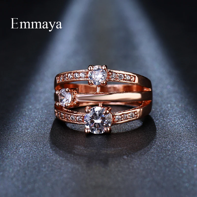 Emmaya брендовые Роскошные Очаровательные AAA кубические цирконы цвета розового