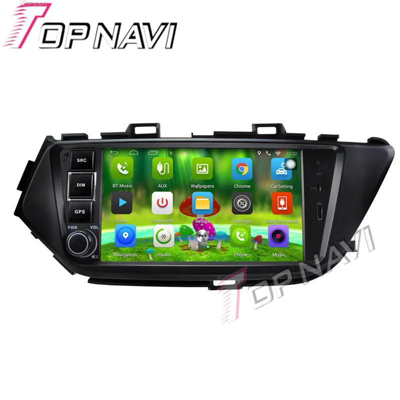 Topnavi 8 ''четырехъядерный Android 6 0 Автомобильный GPS навигатор для NISSAN Bluebird 2015