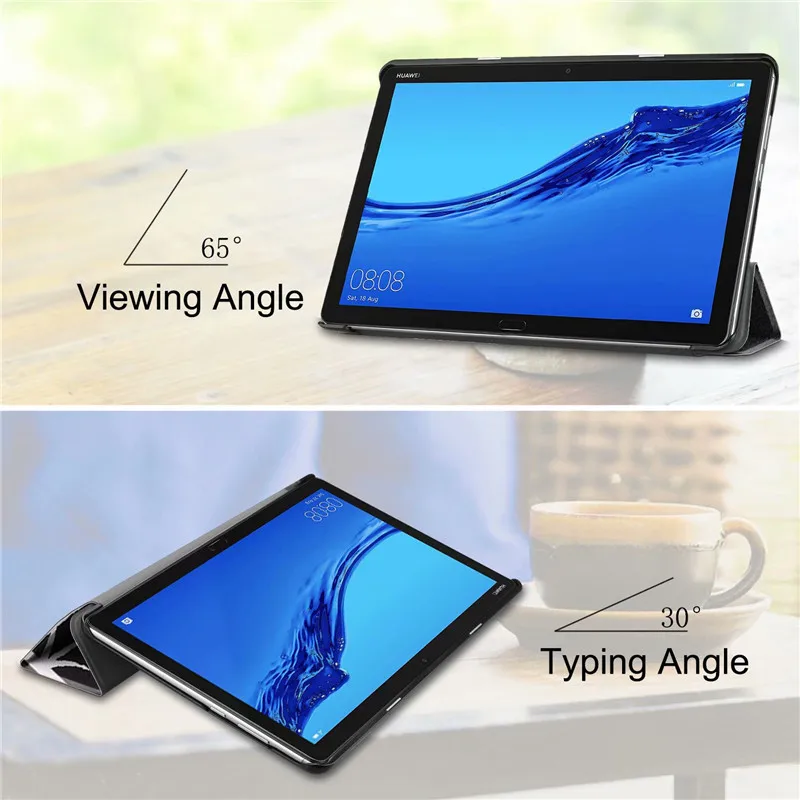Чехол из искусственной кожи для huawei MediaPad M5 lite 10 чехол для планшета huawei Mediapad M5 lite 10 BAH2-W19/L09/W09 10," Чехол+ пленка