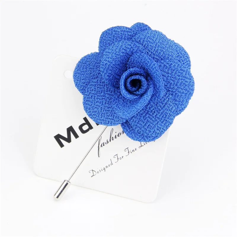 Mdiger модная брошь цветок для мужского костюма цветочный отворот булавка из