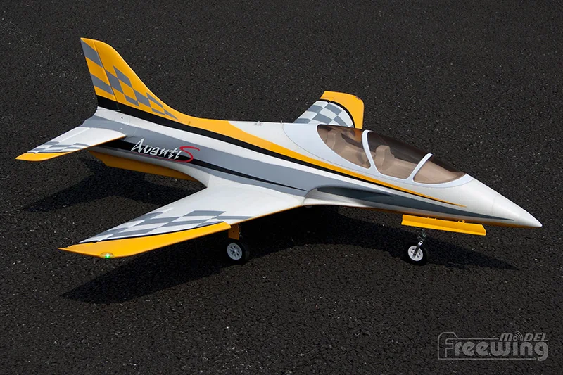 Freewing rc самолет Avanti S 80 мм edf реактивный комплект с сервоприводами