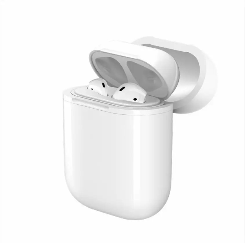 QI Беспроводное зарядное устройство защитный чехол для Airpods беспроводной