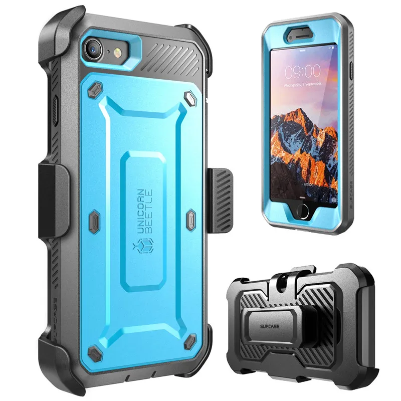 SUPCASE для iphone 7 (выпуск 2016) единорог Жук серии UB Pro всего тела прочный Чехол кобура со