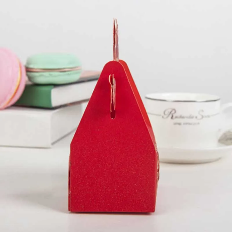 10 шт./лот коробка для конфет с бронзовым дизайном Свадебная креативные коробки