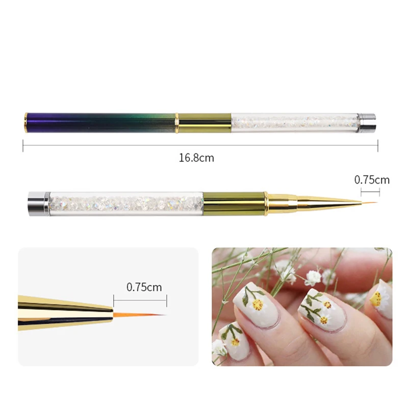 Ногтей Книги по искусству лайнер ногтей живопись графика кисть для салон