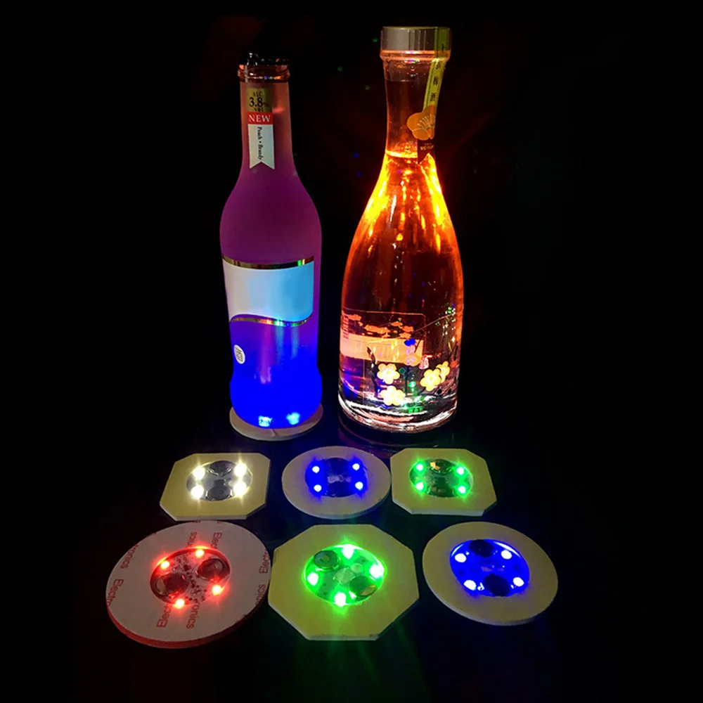 Home Craftsmanship Led Clouds Flying Car Bar atmosphere bright coasters color change for nightclubs 5 pieces of romance | Дом и сад