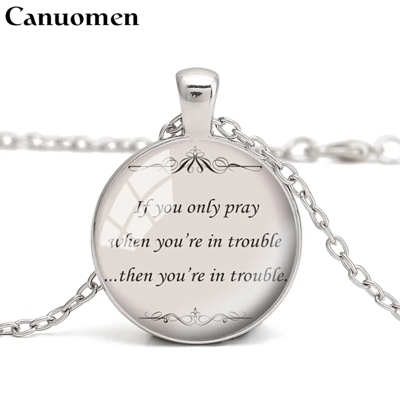 Библейский стих подвеска с цитатой христианское ожерелье вдохновение серебро