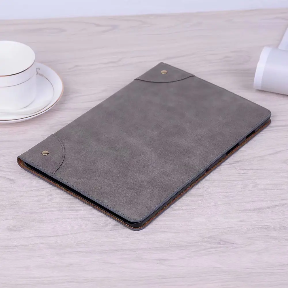 Gray Tab S5E 10,5 SM T720 T725 Роскошный Ретро Кожаный чехол-накладка для samsung Galaxy Tab S5E 10,5 дюймов планшет мульти чехол-подставка Funda - Цвет: Gray