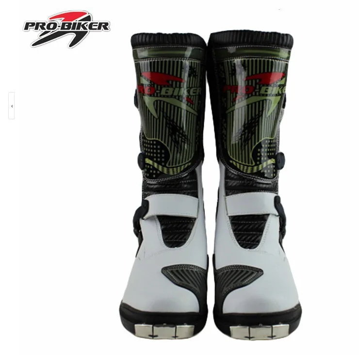 Новинка 2018 кожаные мужские ботинки для мотокросса бесплатная доставка