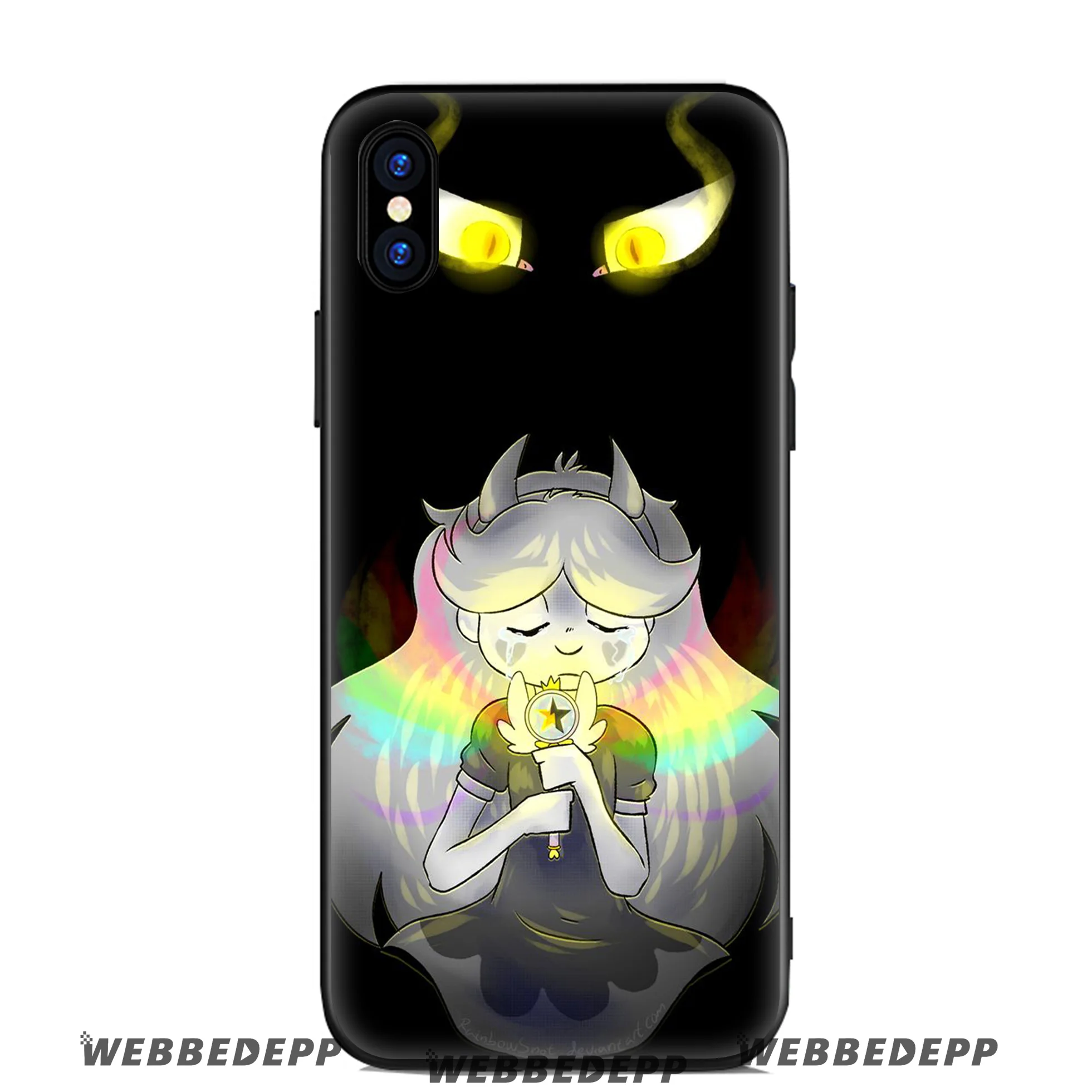 WEBBEDEPP Star vs the Forces of Soft Silicone Case for Apple iPhone 11 Pro Xr Xs Max X or 10 8 7 6 6S Plus 5 5S SE TPU |