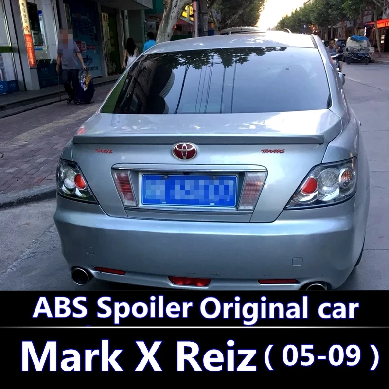 Спойлер Mark X Reiz для 2005 2006 2007 2008 2009 2005-2009 Toyota ABS пластик Неокрашенный праймер задний