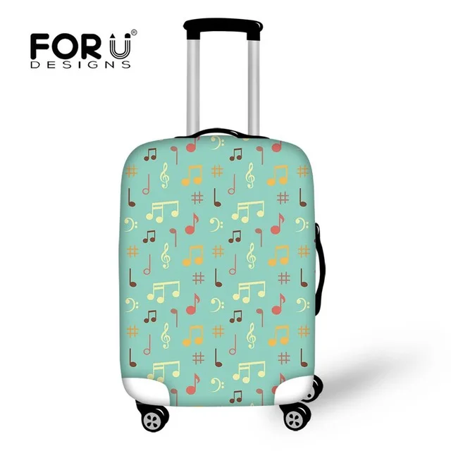 CC90042 FORUDESIGNS, защитный чехол для багажа, музыкальное пианино, принт, дорожные аксессуары для 18-30 дюймов, чехол для чемодана, пылезащитные мешки - Цвет: CC90042