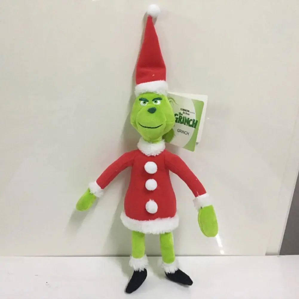 2019 рождественские мягкие куклы Grinch фильмы как украли Мягкие плюшевые детские