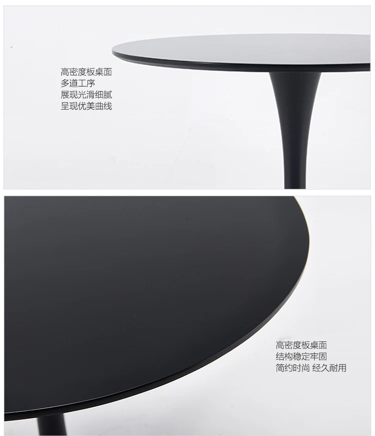 60cm Modern Dining Table Small Round Table Sales Office To Negotiate Reception Reception Desk Round Cafe Table Furniture