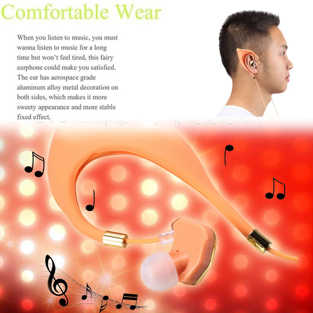 KOBWA милые наушники Elf Bluetooth элегантные Elves Ear дизайн для косплея Ears лучший подарок