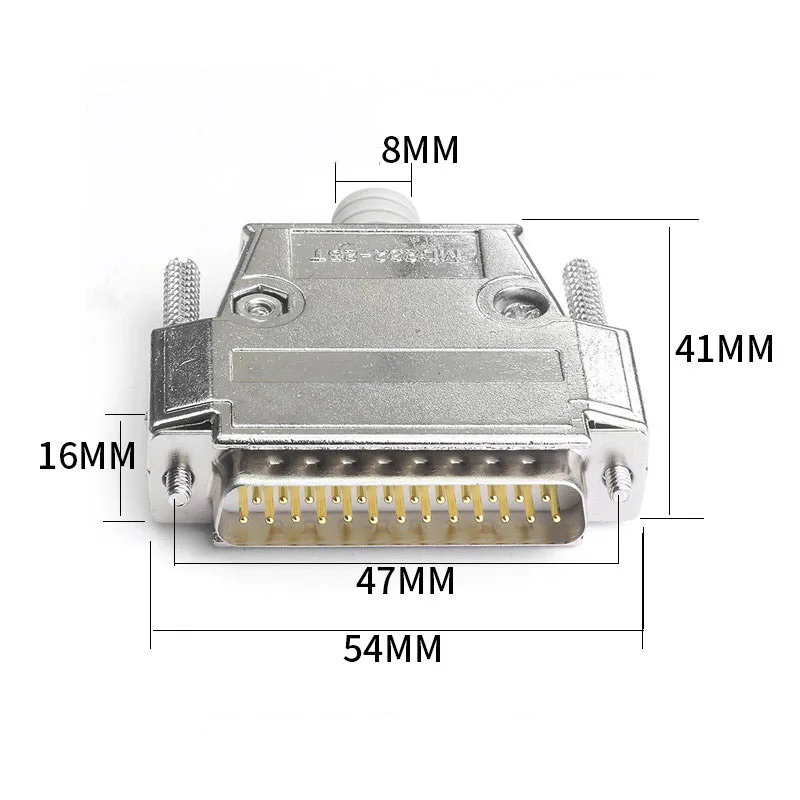 DB25 25-pin типа «папа» женский металлический корпус с позолоченной головкой разъема VGA Видео компьютера интерфейс