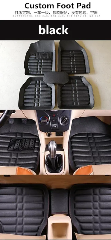 Автомобильные коврики FloorLiner для hyundai Tucson 2006- Авто водонепроницаемые передние и задние Ковровые Коврики на заказ 3D ковер
