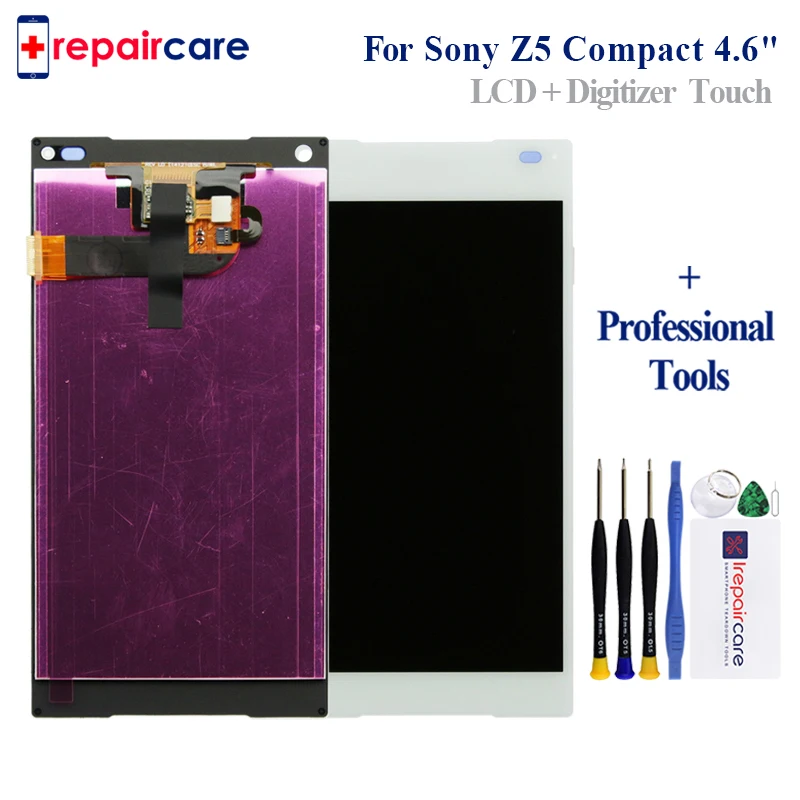 Полный оригинальный ЖК-дисплей для Sony Xperia Z5 Compact Mini E5803 E5823 + кодирующий