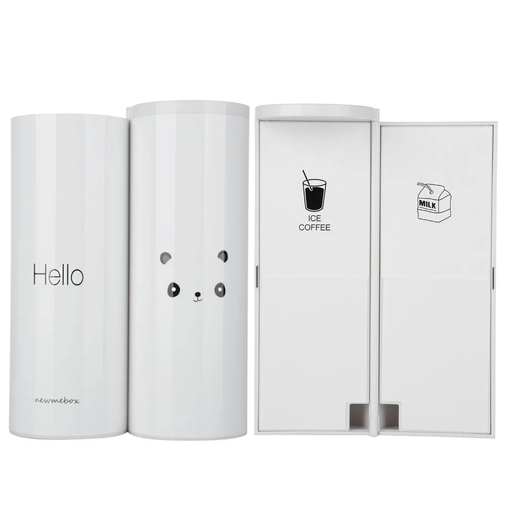 1 шт. многофункциональные пенал большой емкости с зеркалом калькулятор для