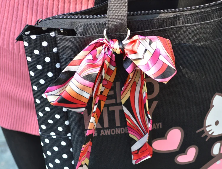 Новинка, клатч hello kitty, большая сумка для покупок, через плечо, женская, мультяшная, Брезентовая, большая, повседневная, тоут, сумка, bolsa saco, сумки 5