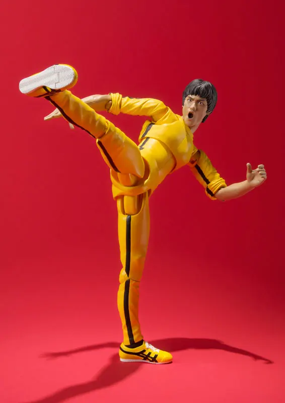 Оригинальная фигурка BANDAI Tamashii Nation S.H. Фигуртс/SHF Брюс Ли (Желтый спортивный