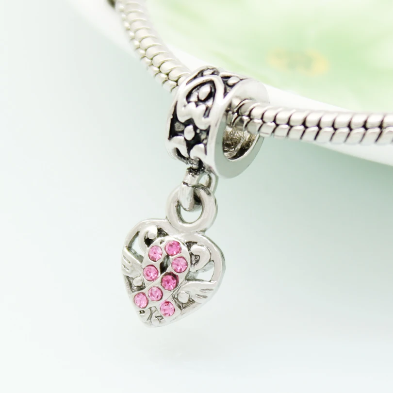Шарм лента с кристаллами для женского браслета Pandora|fit pandora bracelet|fit pandorabeads fit |