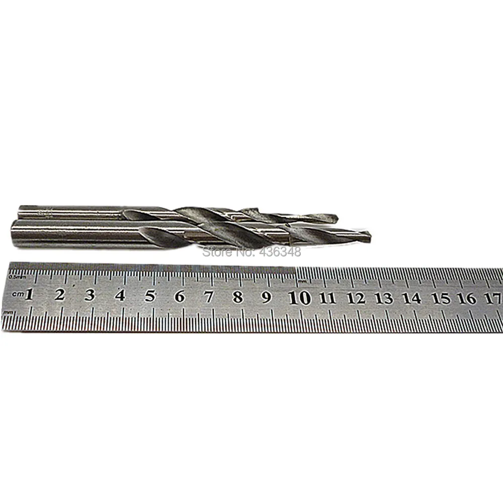 2pc Woodworker 10mm 8mm Twist Step Drill Bit Straight Shank Wood Pocket-Hole Jig Bits HSS for Manual Pocket Hole | Инструменты