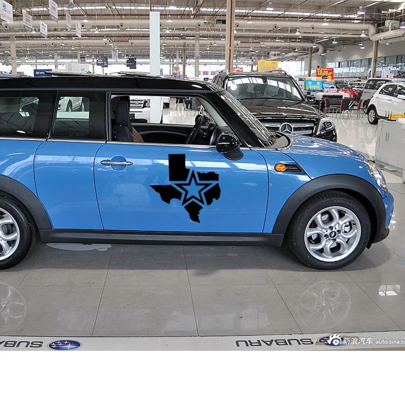 58 см x 2 карта Техаса забавная графическая (одна для каждой стороны) Автомобильная