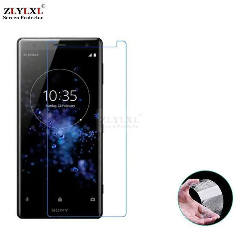 2 шт много закаленное стекло для sony Xperia XZ2 протектор экрана|Защитные стёкла и
