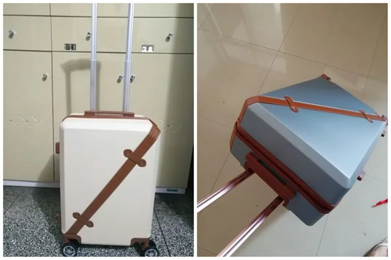 Чехол для дорожного костюма с колесом, винтажная сумка для багажа на колесиках, Женский чехол на колесиках, мужской Универсальный жесткий чехол на колесиках ABS, переноска