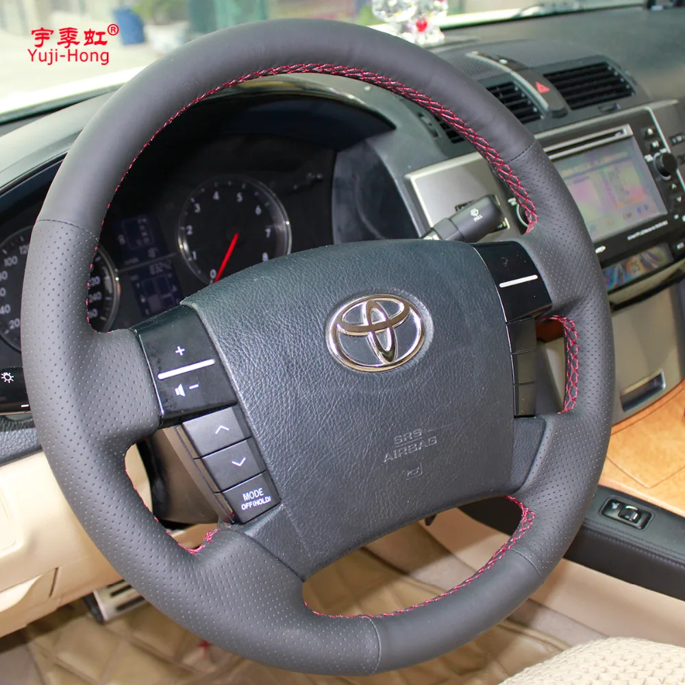 Чехлы на рулевое управление Yuji Hong чехол для Toyota MARK X REIZ 2006 2009 сшитый вручную