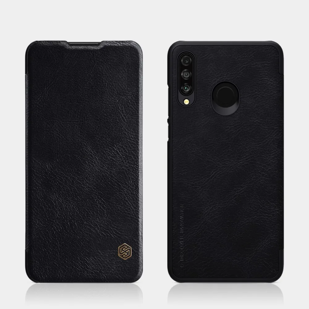 Серия NILLKIN QIN для huawei P30 Lite, чехол, винтажный флип-чехол, кошелек из искусственной кожи, PC, задняя крышка для huawei Nova 4e