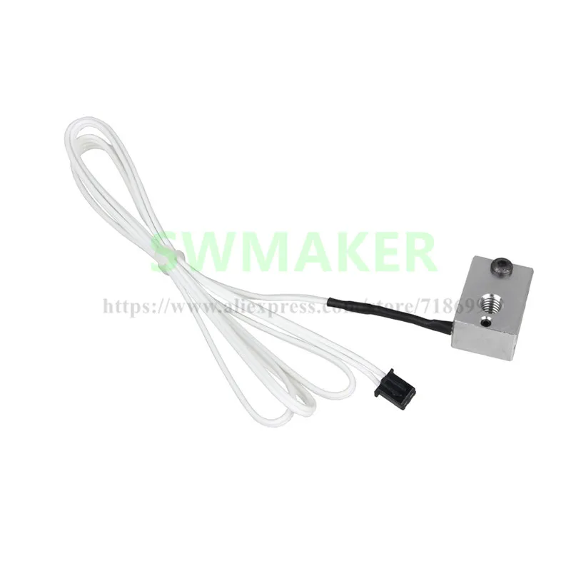 

SWMAKER 2pcs/lot 1M/2M HT-NTC100K Thermistor Temperature Sensor for High Temperature Filament 350 Degrees 3D Printer Parts