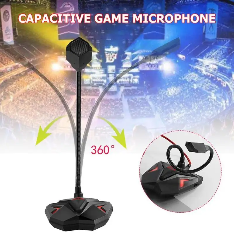 Профессиональный USB игровой микрофон для настольного компьютера микрофонный