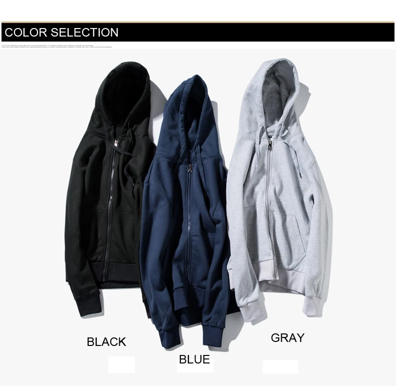 Men's hoodie with hood sweatshirt hip hop Hoody Hoodie Men zipper Casual Cotton pullover mens hoodies and sweatshirts 455