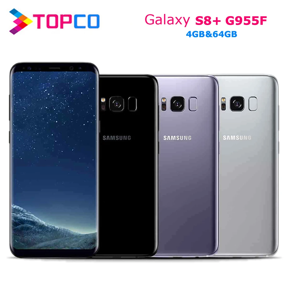 Samsung Galaxy S8 + Plus смартфон с 6 2 дюймовым дисплеем восьмиядерным процессором Exynos ОЗУ 4