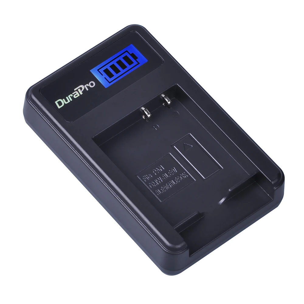 DuraPro ЖК дисплей USB Батарея Зарядное устройство для Panasonic DMW BLE9 BLG10 Lumix DMC GF3 GF5 GF6 GX7
