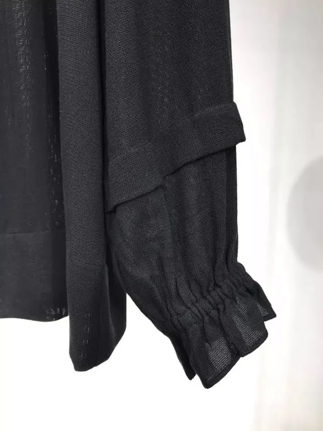 Хлопок черный/белый выдалбливают Вышивка Лоскутная Топ-2019ss Женская стильная блузка Топ
