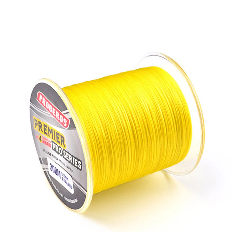 300 м PE плетеная леска рыболовная из ПЭ супер сильная веревка 4 пряди Карп