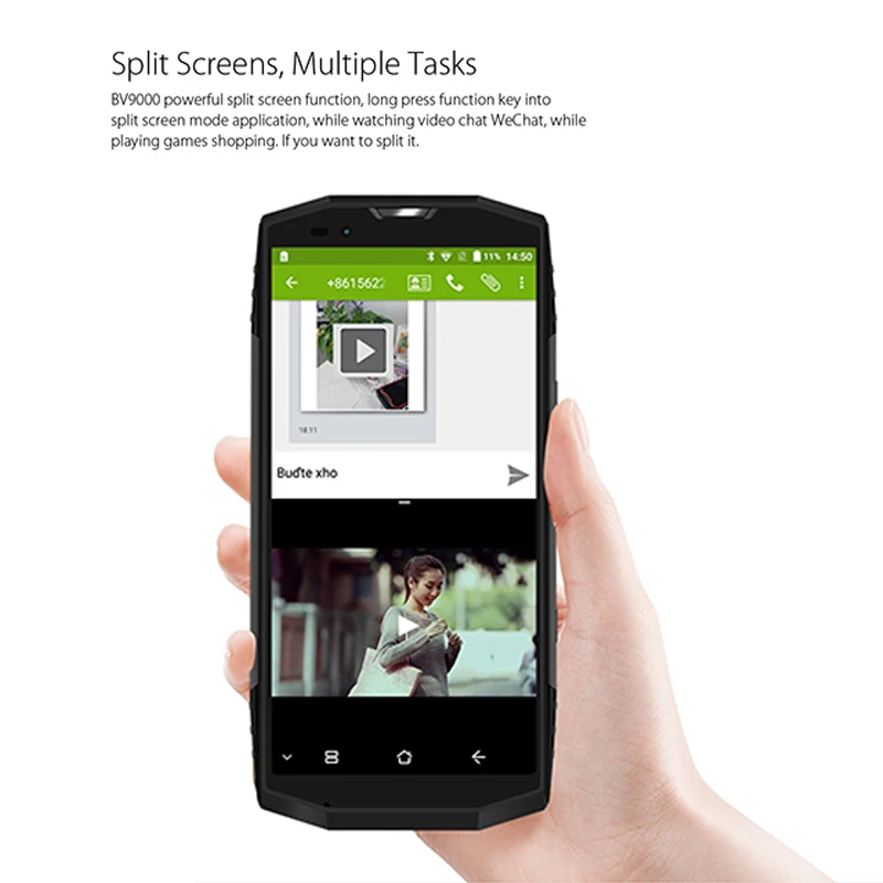 Смартфон Blackview BV9000 5 7 дюймов 18:9 полный экран отпечаток пальца IP68