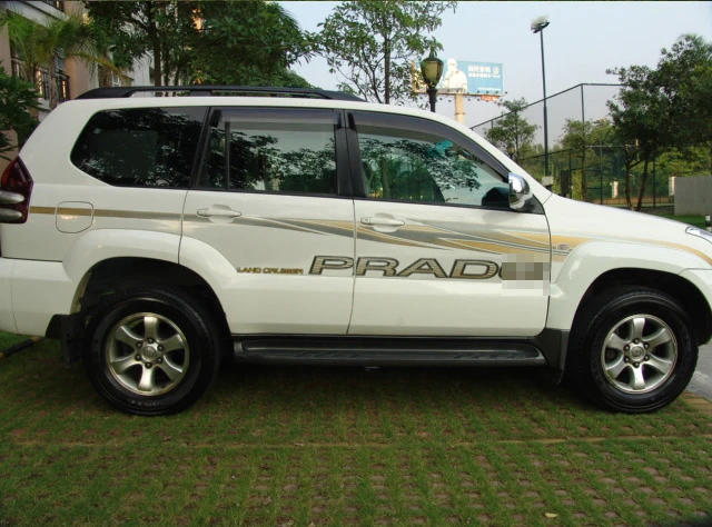 Luhuezu 3M стикер для кузова автомобиля Land Cruiser Prado имя для Toyota Land Cruiser Prado LC120 2003-2009 аксессуары
