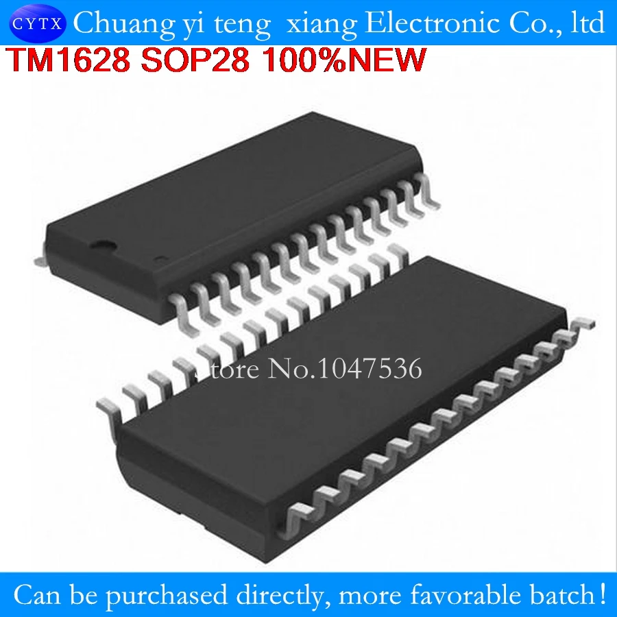 TM1628 СВЕТОДИОДНЫЙ Драйвер IC 1628 соп 28 SMD цифровой дисплей оригинал A2125 1 шт./лот|led driver