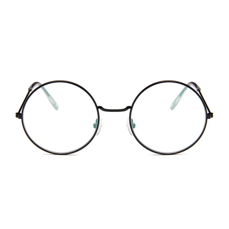 Модные круглые винтажные очки, оправа для женщин, Lunette, металлическая оправа, прозрачные линзы, оптические прозрачные очки, женские зеркальные простые