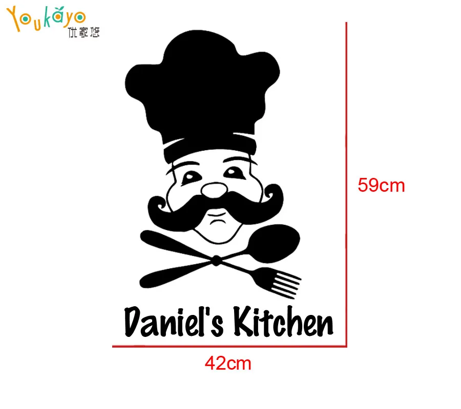 Персонализированные настенные наклейки с именем Виниловая наклейка